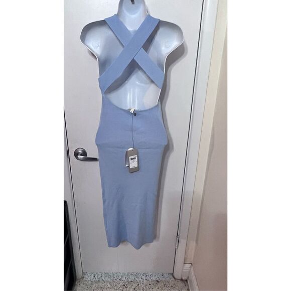 GUESS CORONADO BLUE IRMINE SLEEVELESS SWEATER DRESS SZ S P-1-13 NEW - Picture 4 of 14